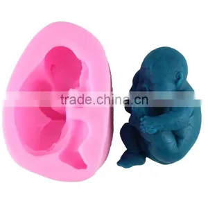 Silicone Soap Mold Silicone Cake Mold Cookies Baking Tools --Baby Baby 1688 Agent thumbnail-3