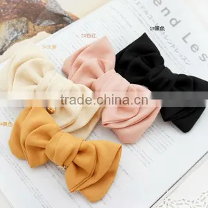 Decorative Wholesale Fabric Ribbon Bow-knot for Hair Accessories thumbnail-1