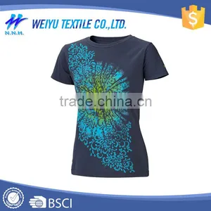 Printed Flower Pattern Custom T-shirt thumbnail-1
