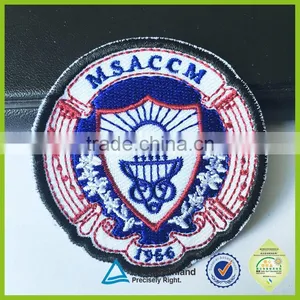 Fabric Logo Embroidery Patch Label Stitched for Clothing thumbnail-4