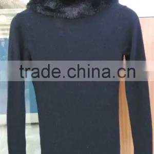 2014 Ladies Knitted Sweater,cardigan With Collar thumbnail-3