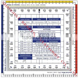 Kearing High Quality Flexible Plastic Square Protractor Naviation Plotters for Pilots # KPP-8 thumbnail-6