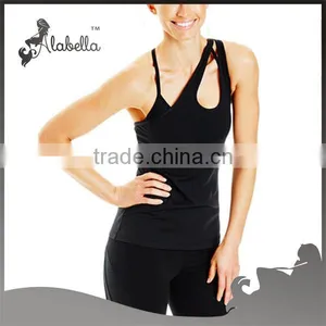 Sports Tops Wholesale Womens Tank Tops With Logo Fitness Clothes Manufacturer for Women thumbnail-1