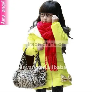 High Quality Children Cheap Coats Rabbit Fur Coats For Girls thumbnail-1