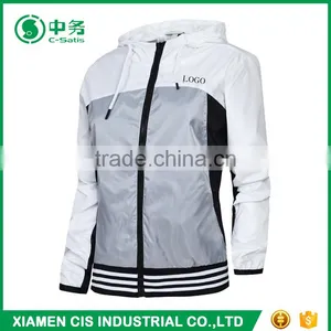 Custom Logo Print Colored Summer Lightweight Women Skin Jacket thumbnail-2