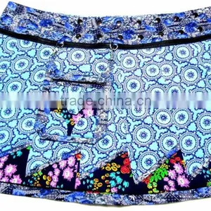 2017 Rich Suede Look Best Selling Designer Ladies Chilly Grapes Wrap Skirt- Reversible- Wholesale thumbnail-5