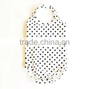 Boutique Kids Girls Swimwear 2016 Beach Wear Children Swimsuit White Polka Dot Bathing Suit Playsuit thumbnail-1