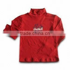 Children's Long-sleeved T-shirt, Made of 100% Cotton Material With Personalized Designs and Logos thumbnail-1
