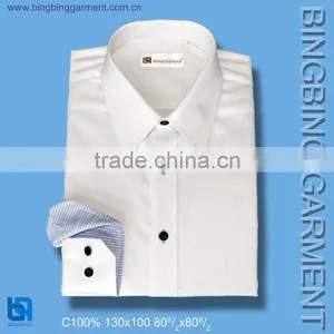 Fashion Men's White Shirt thumbnail-1