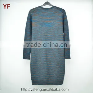 Casual Knitted Fancy Women Clothes Plus Size Dress thumbnail-2