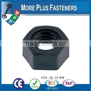 Made in Taiwan Black Metric Nylon Hex Natural Finsh Jam Plastic Hex Nut thumbnail-2