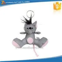 New Design Christmas Stuffed Reflective Toy Plush Soft Reflective Toy Keychain thumbnail-1