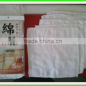 100% Natural Cotton Gauze Towel Kitchen Cleaning Cloth 30cm x 30cm 27g thumbnail-1