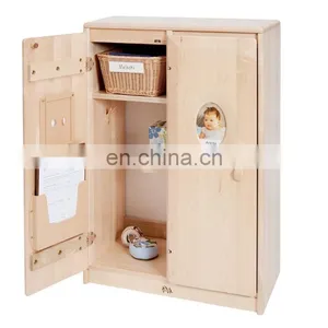 New Design Kindergarten Furniture Wooden Children Toy Storage Cabinets thumbnail-4