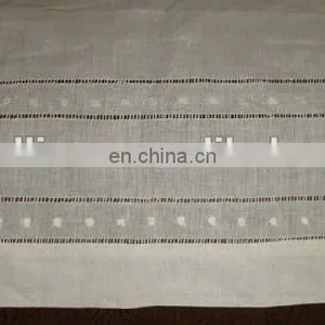 Hemstitched Linen Tea Towel thumbnail-1