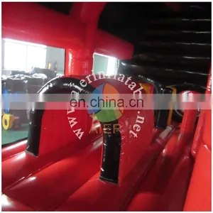 Red & Black Inflatable Obstacle Course thumbnail-5