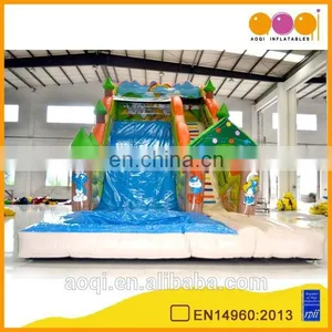 AOQI Most Polular With Free EN14960 Certificate Jumbo Inflatable Water Slide for Pool thumbnail-1