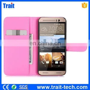 Low MOQ Mobile Phone Case Magnetic Flip Stand Case for HTC One Me thumbnail-3