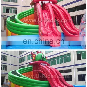 Gragon Monster Inflatable Water Park Slides For Water Park thumbnail-3