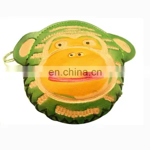 Cheap Personalized Handmade Coin Purses Wholesale Monkey Coin Purse for Kids MCP-0037 thumbnail-1