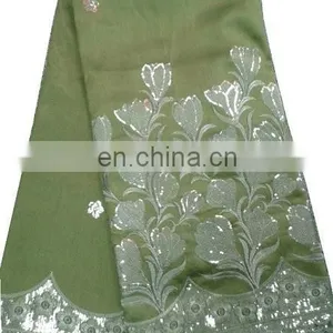 Hot Sell Fashion Silk Lace Geoger Lace for Evening Dress(PG14016) thumbnail-3