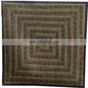 Sequins Patches Cushion Cover thumbnail-2