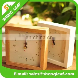 With Wholesale Colorful Clock Desktop Wood Alarm Clock thumbnail-1