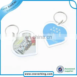 Custom Blue Rose Acrylic Keychain for Promotion thumbnail-2