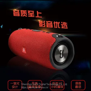 Factory Direct Selling Small War Drum Wireless Bluetooth Speaker 1+1 Series Plug-in Card USB Outdoor Portable Waterproof thumbnail-5