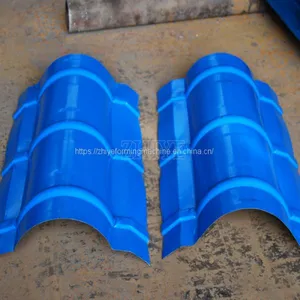 CE Standard PPGI Steel Ridge Cap Roll Forming Machine thumbnail-4