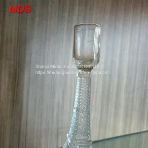 Tall Clear Glass Tower Wedding Glass Eiffel Tower Vase thumbnail-4