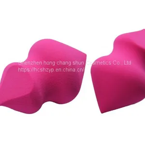 Top and Bottom Two Knife Cut PU Latex -free Powder Puff thumbnail-1