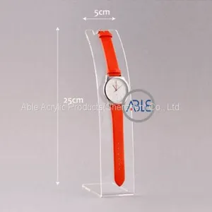 Crystal Clear Custom Acrylic Watch Display Stand thumbnail-2