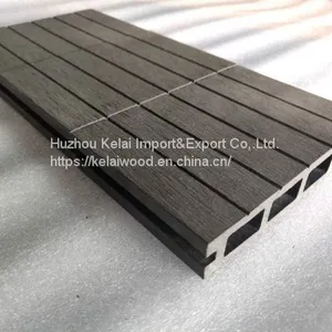 Promotion Price Hollow Composite Decking Board for Balcony Waterproof Wpc Terrace Decking thumbnail-3