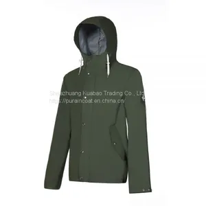 Men Pu Rain Jacket-KBM1010 thumbnail-2