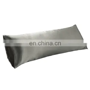 Luxury Super Soft Breathable Seamless Sleeping Plain Satin Home Body Pillowcase thumbnail-7
