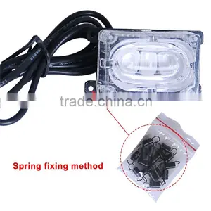 RGB LED Net Grille Light 48W Wireless Remote for SUV Rescue Military Engineering Off-road ExcavatorTruck ATV Vehicle thumbnail-4