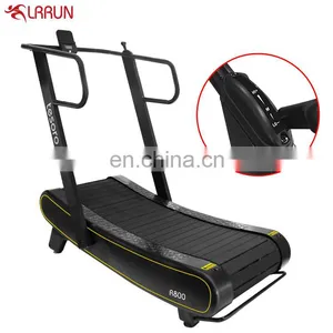 a China Slat Self-powered Non-motorized Home Fitness Body Strong Manual Commercial Use Woodway Curved Treadmill in Gym Equipment thumbnail-2