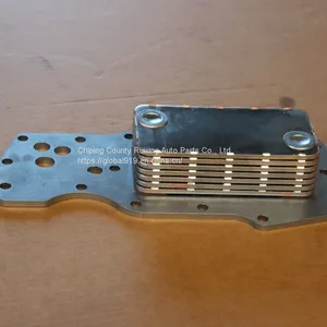 Qsb6.7 Oil Cooler Core 3959031 4896407 3975818 Head 3971662 3960067 thumbnail-1