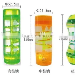 Uniqe Custom LED Light Round Shaped Acrylic Liquid Gel Timer, Table Clock, Sand Timer thumbnail-1