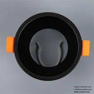 Anti Glare Black Round Recessed Led Spotlight Frames thumbnail-4