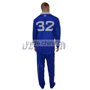 Wholesale Plain Warm-up Sports Soccer Training Tracksuit For Men thumbnail-4