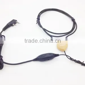 Hidden Comunication Use Wireless Micro Earpiece With PTT Walkie-Talkie Dedicated Neckloops With VOX Function thumbnail-3