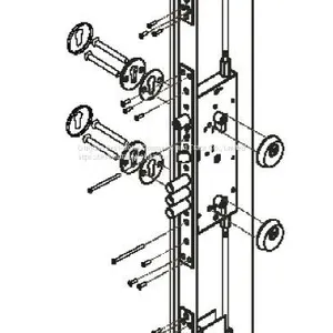 3 Point and Multipoint Door Lock Body Mortise Locking System 415G thumbnail-5