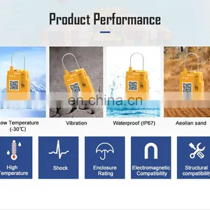 Reuse Rope Small Size Remote Unlock Gps Lock Cut off Alert Gps Tracking Navigation Wagon Seal Tracker thumbnail-5