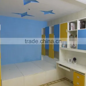 KID Bed Room Furniture With Wardrobe for Small Room thumbnail-1