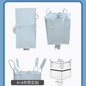 1000kg 1500kg Factory Wholesale FIBC Mesh Firewood Potato Onion Big Bulk Ventilated Jumbo Large Vented Bag thumbnail-3