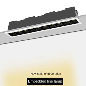Embedded Line Light Bean Gallbladder Display Cabinet Hotel Gallbladder Light Clothing Store COB Office Light thumbnail-1