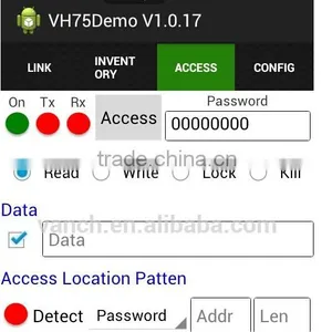 Cheap UHF RFID EPC Gen2 Handheld Access Control Tag Reader thumbnail-2