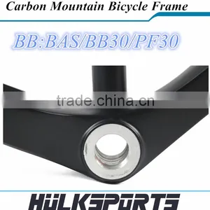 Mountain Bike Frame 27.5er Mtb Frame 3k/ud 100% Full Carbon 650B Mtb Frame BAS/BB30/PF30 Carbon Mtb Frame thumbnail-4